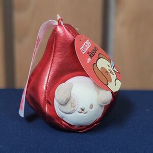 Anirollz 4" Puppiroll With Hersheys Kisses Kawaii Cute Plush Red Valentine's NWT